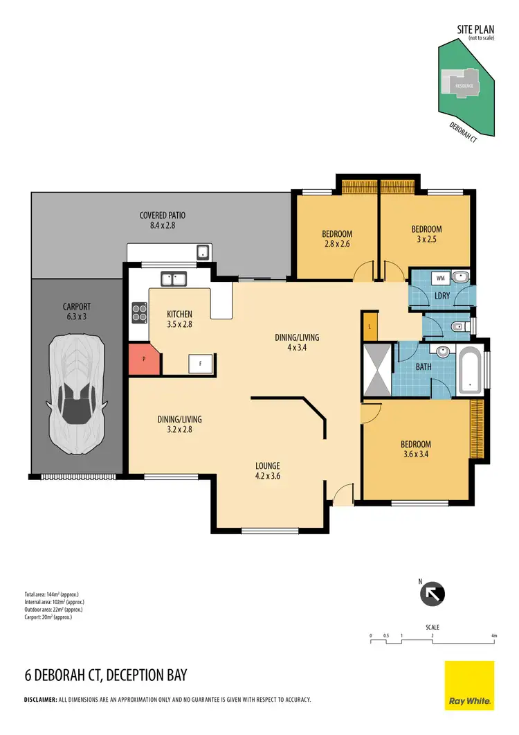 Floorplan of Homely house listing, 6 Deborah Court, Deception Bay QLD 4508