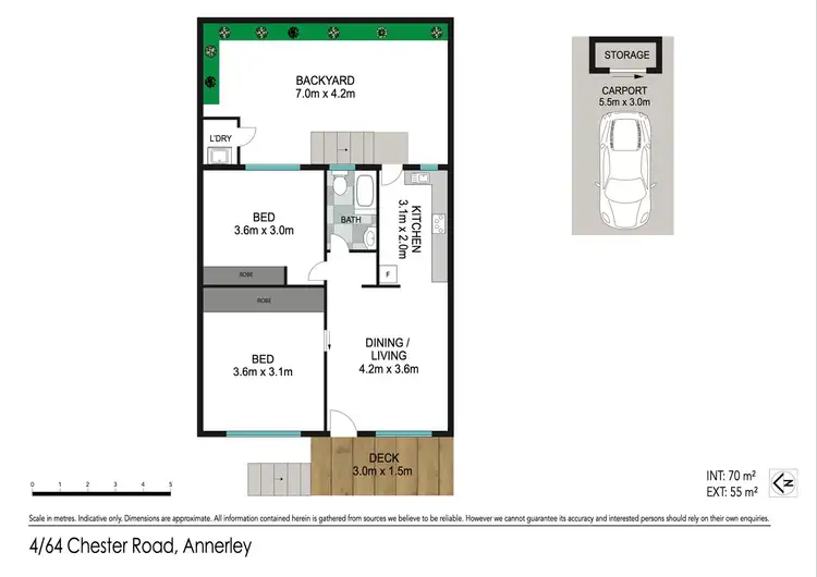 Floorplan of Homely unit listing, 4/64 Chester Road, Annerley QLD 4103