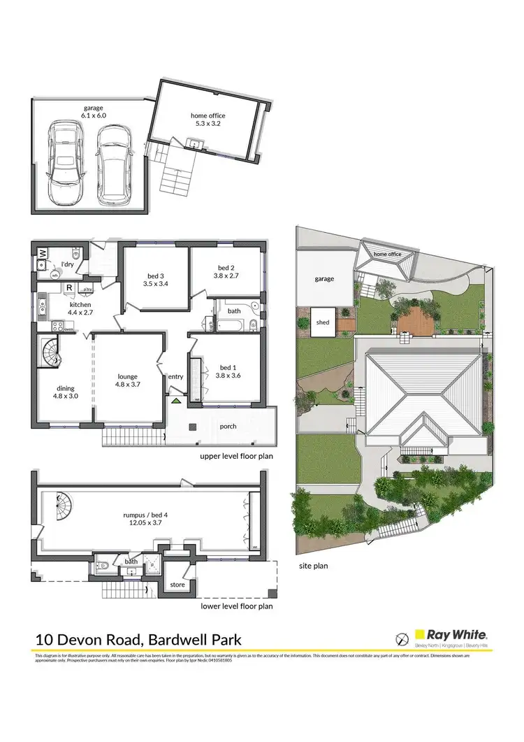 Floorplan of Homely house listing, 10 Devon Road, Bardwell Park NSW 2207