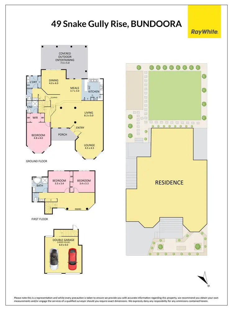 Floorplan of Homely house listing, 49 Snake Gully Drive, Bundoora VIC 3083