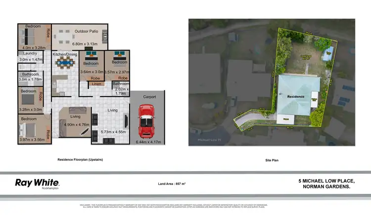 Floorplan of Homely house listing, 5 Michael Low Place, Norman Gardens QLD 4701