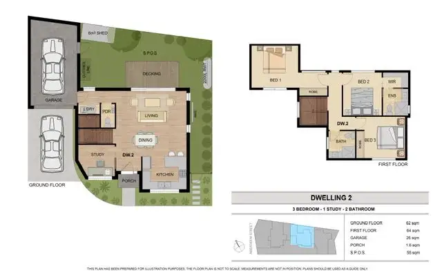 Floorplan of Homely townhouse listing, 2/9 Aberdeen Street, Reservoir VIC 3073