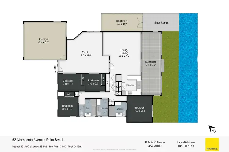 Floorplan of Homely house listing, 62 Nineteenth Avenue, Palm Beach QLD 4221