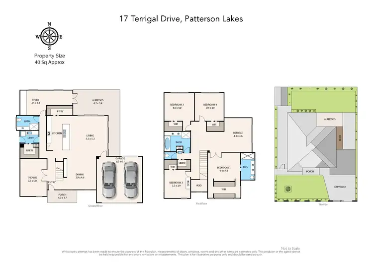 Floorplan of Homely house listing, 17 Terrigal Drive, Patterson Lakes VIC 3197