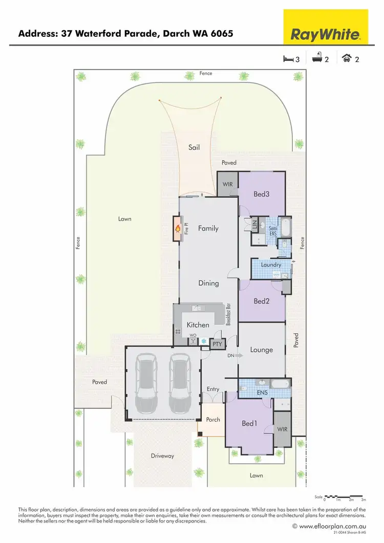 Floorplan of Homely house listing, 37 Waterford Parade, Darch WA 6065