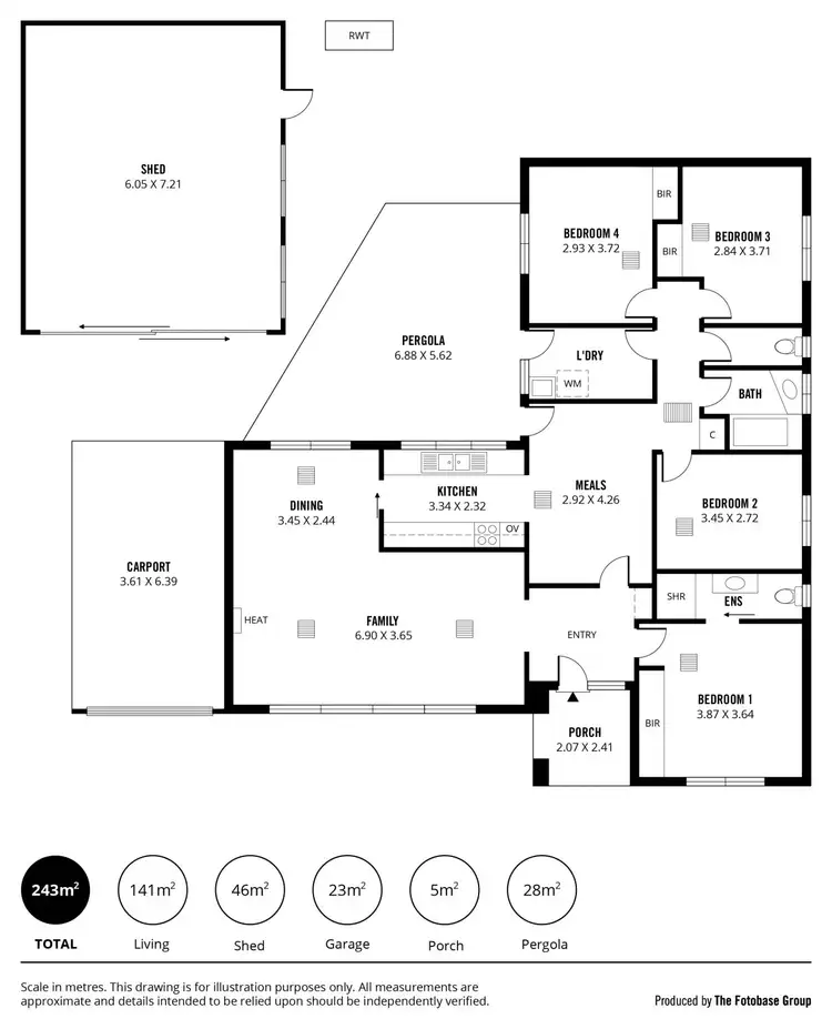 Floorplan of Homely house listing, 9 Monaco Crescent, Grange SA 5022