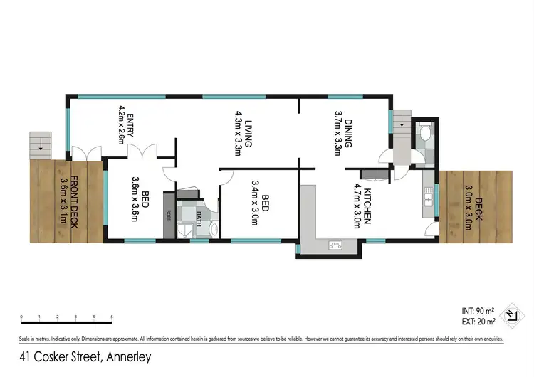 Floorplan of Homely house listing, 41 Cosker Street, Annerley QLD 4103