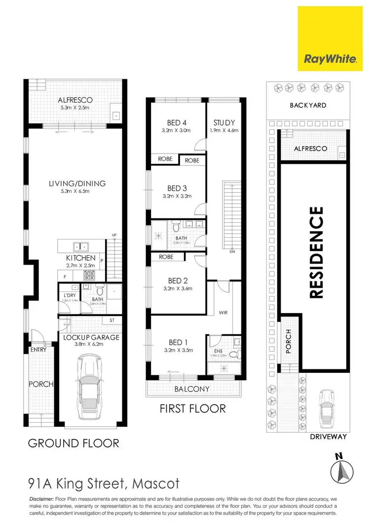 Floorplan of Homely house listing, 91a King Street, Mascot NSW 2020