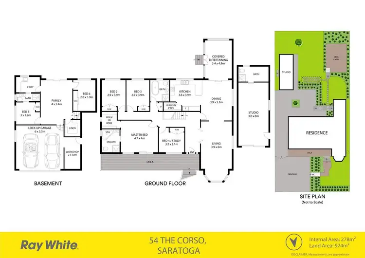 Floorplan of Homely house listing, 54 The Corso, Saratoga NSW 2251