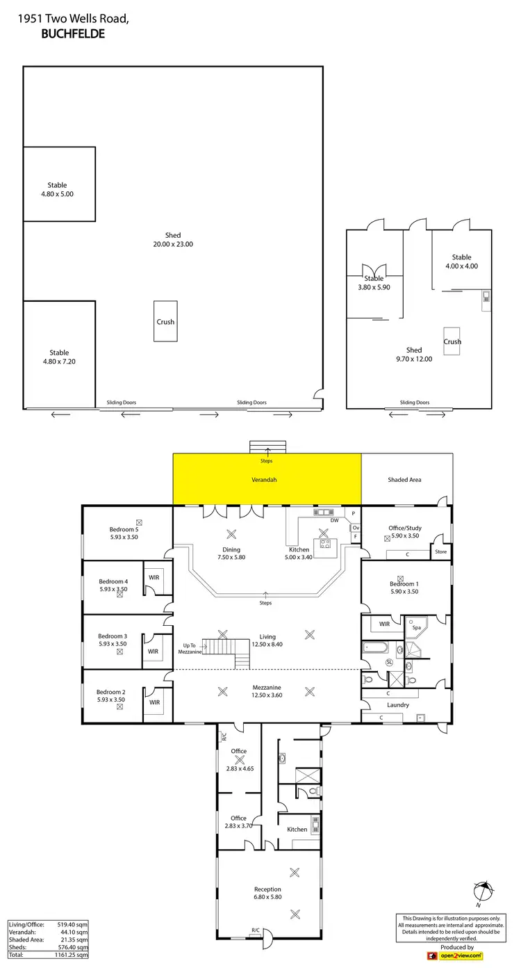 Floorplan of Homely house listing, 1951 Two Wells Road, Buchfelde SA 5118