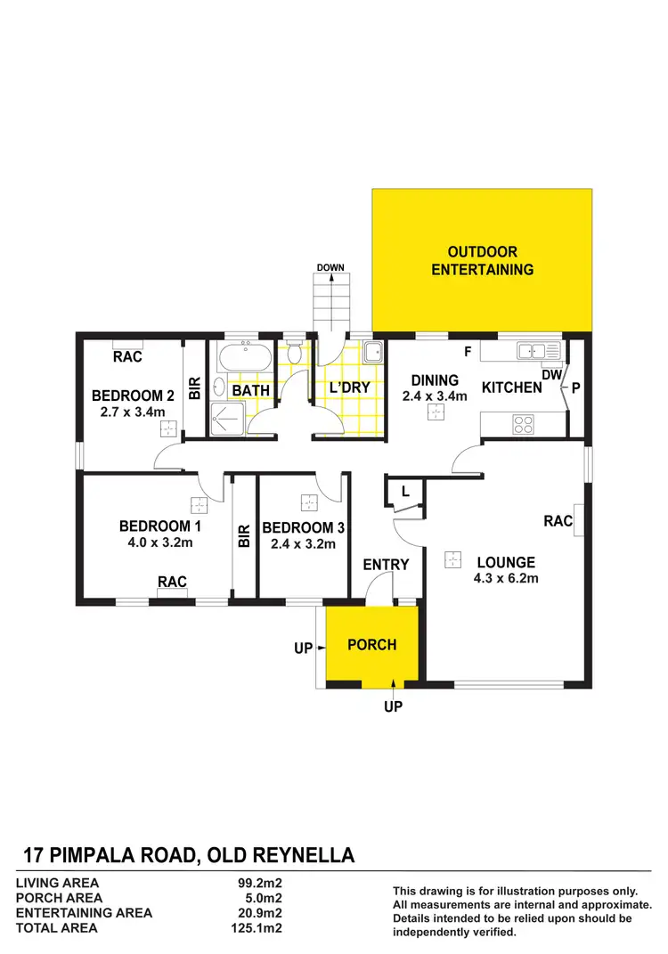 Floorplan of Homely house listing, 17 Pimpala Road, Old Reynella SA 5161