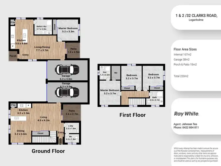 Floorplan of Homely house listing, 1&2/32 Clarks Road, Loganholme QLD 4129