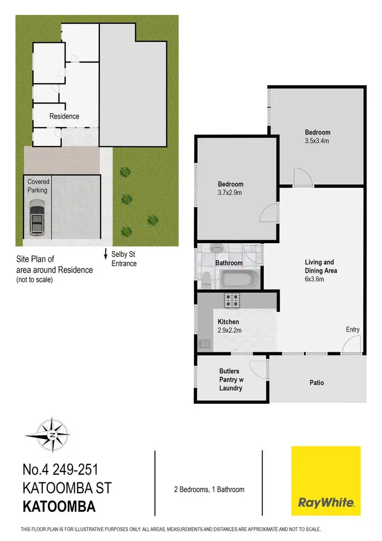 Floorplan of Homely unit listing, 4/249-251 Katoomba Street, Katoomba NSW 2780