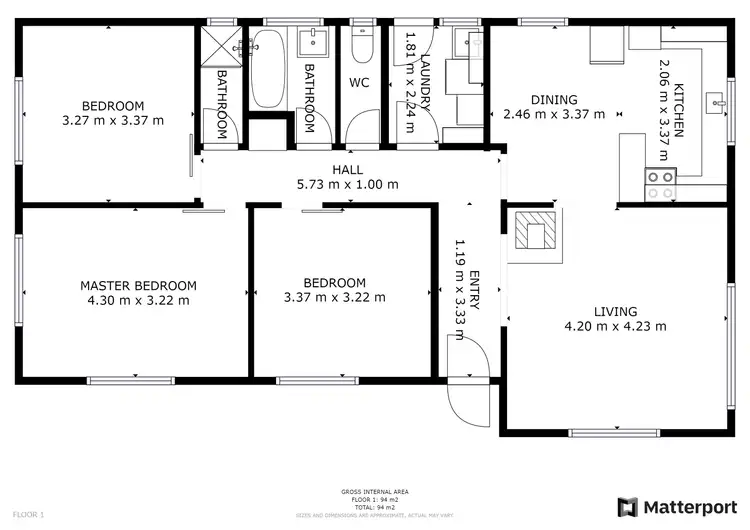 Floorplan of Homely house listing, 39 Yana Street, Swan Hill VIC 3585