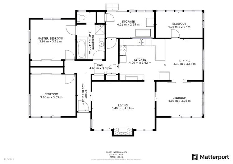 Floorplan of Homely house listing, 2 Malcolm Street, Nyah VIC 3594