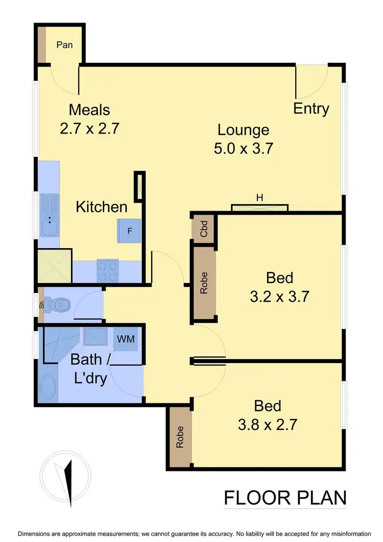 Floorplan of Homely apartment listing, 3/3 McLennan Place, Preston VIC 3072