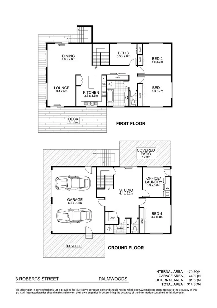 Floorplan of Homely house listing, 3 Roberts Street, Palmwoods QLD 4555