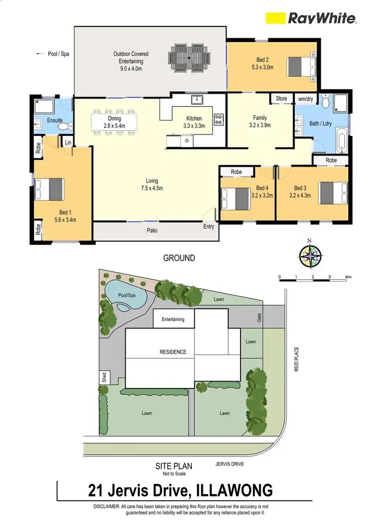 Floorplan of Homely house listing, 21 Jervis Drive, Illawong NSW 2234