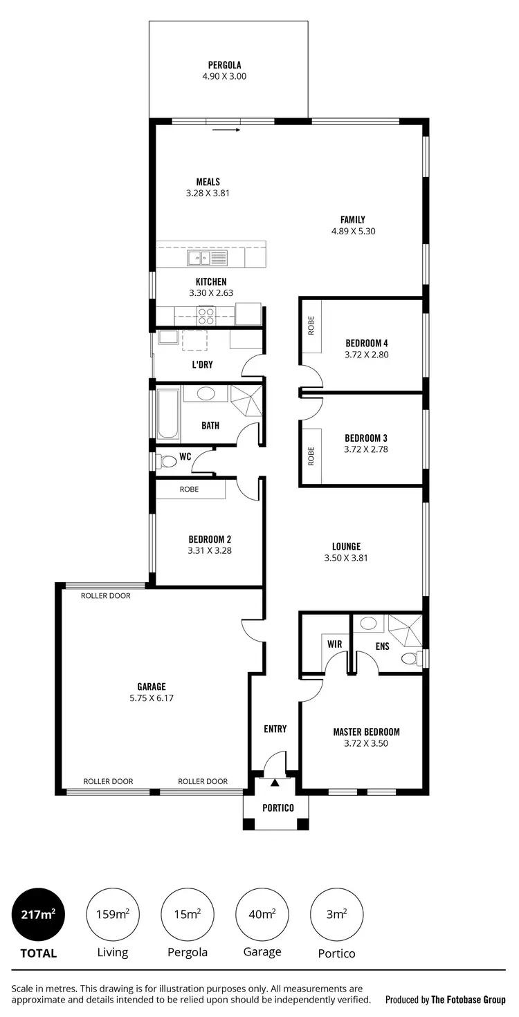 Floorplan of Homely house listing, 11 Vitorio Road, Munno Para West SA 5115