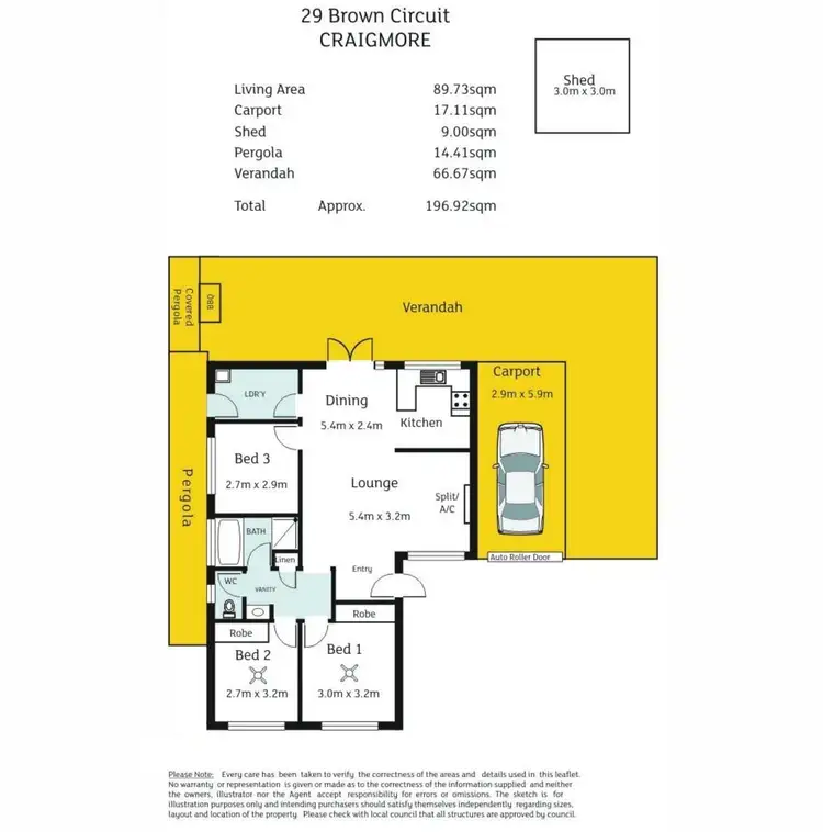 Floorplan of Homely house listing, 29 Browne Circuit, Craigmore SA 5114