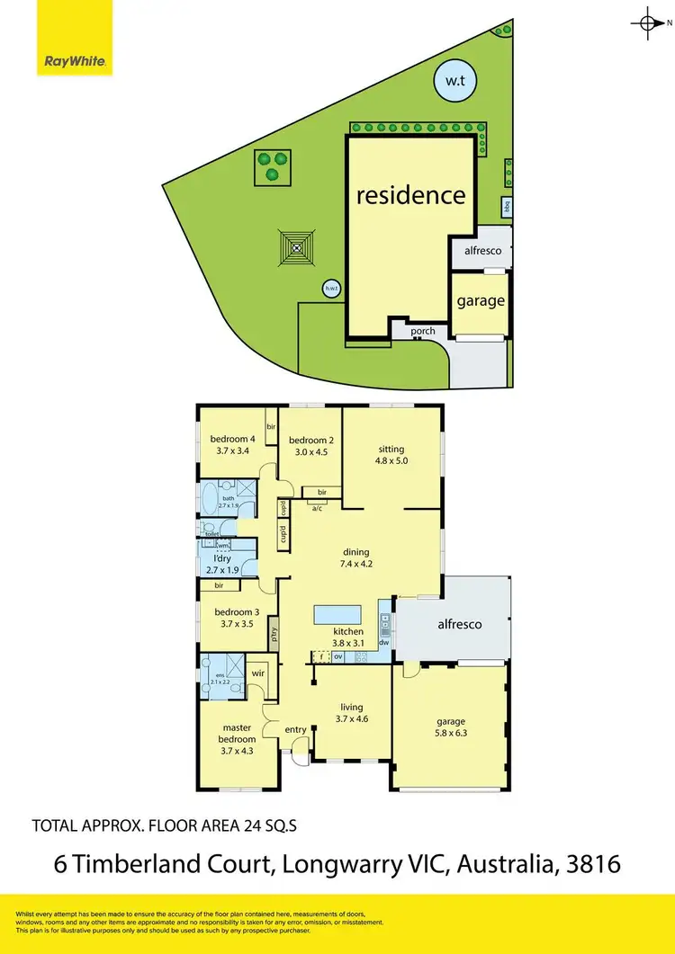 Floorplan of Homely house listing, 6 Timberland Court, Longwarry VIC 3816
