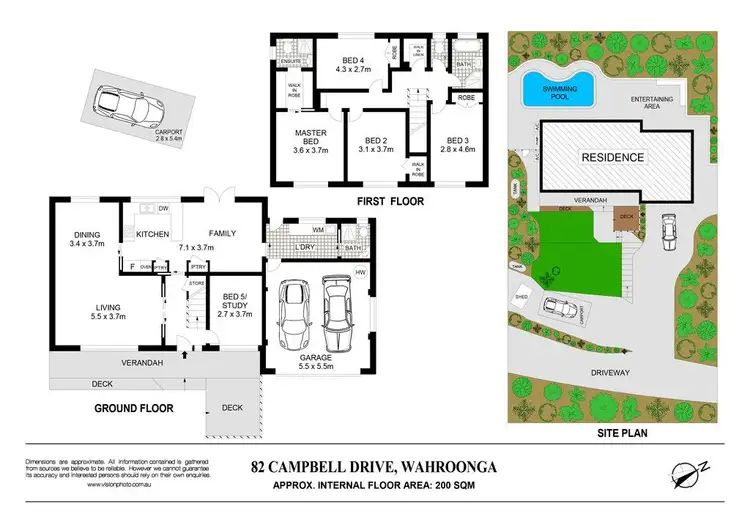 Floorplan of Homely house listing, 82 Campbell Drive, Wahroonga NSW 2076