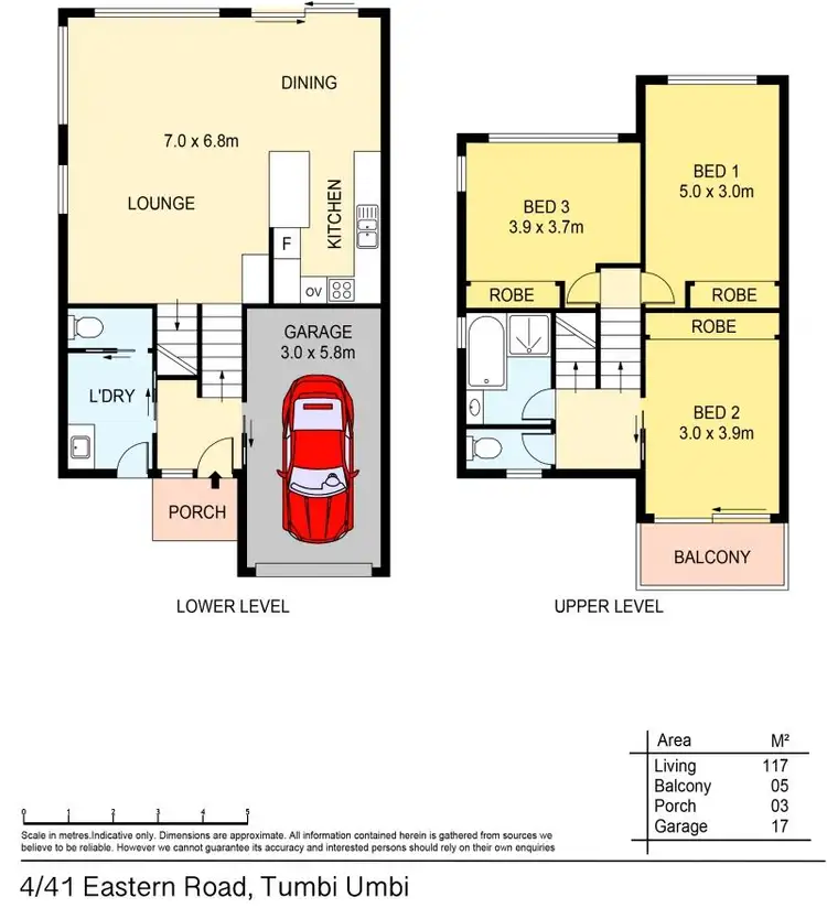 Floorplan of Homely townhouse listing, 4/41 Eastern Road, Tumbi Umbi NSW 2261