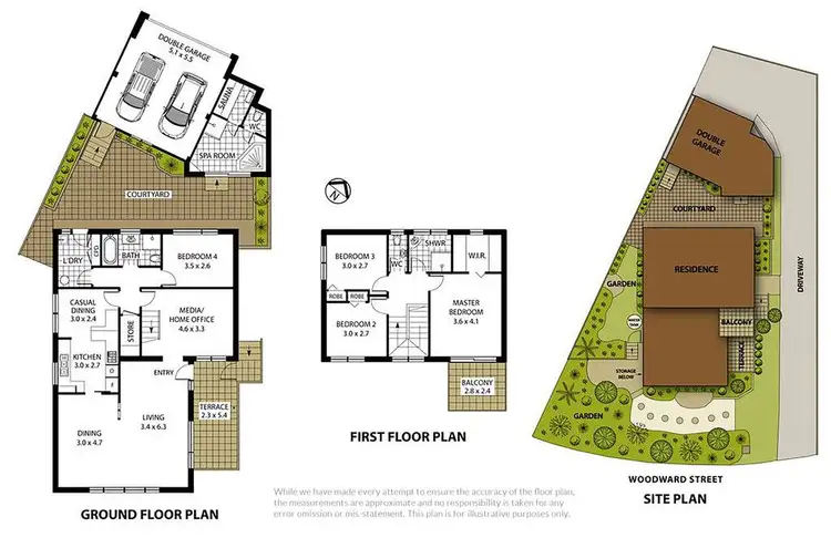 Floorplan of Homely house listing, 40 Woodward Street, Cromer NSW 2099