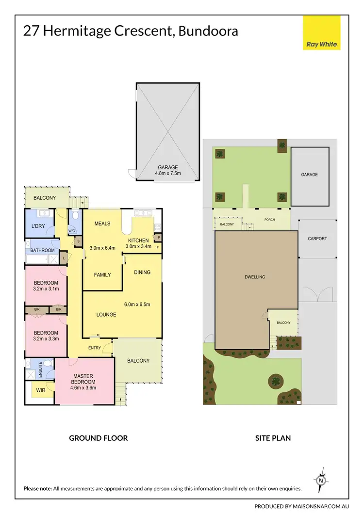 Floorplan of Homely house listing, 27 Hermitage Crescent, Bundoora VIC 3083
