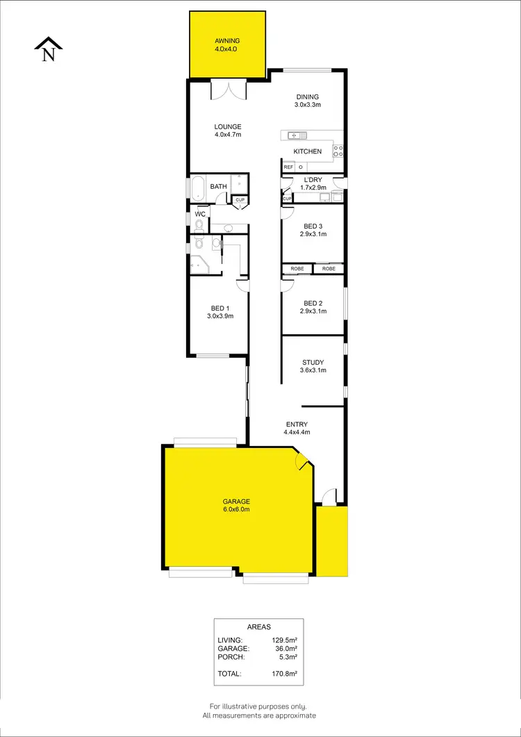 Floorplan of Homely house listing, 8 Myrtle Road, Dernancourt SA 5075
