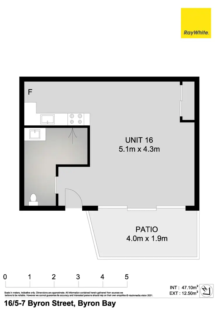 Floorplan of Homely apartment listing, 16/5-7 Byron Street, Byron Bay NSW 2481