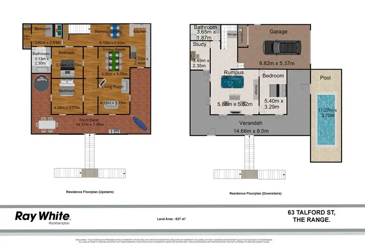 Floorplan of Homely house listing, 63 Talford Street, The Range QLD 4700
