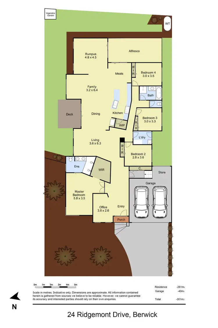 Floorplan of Homely house listing, 24 Ridgemont Drive, Berwick VIC 3806