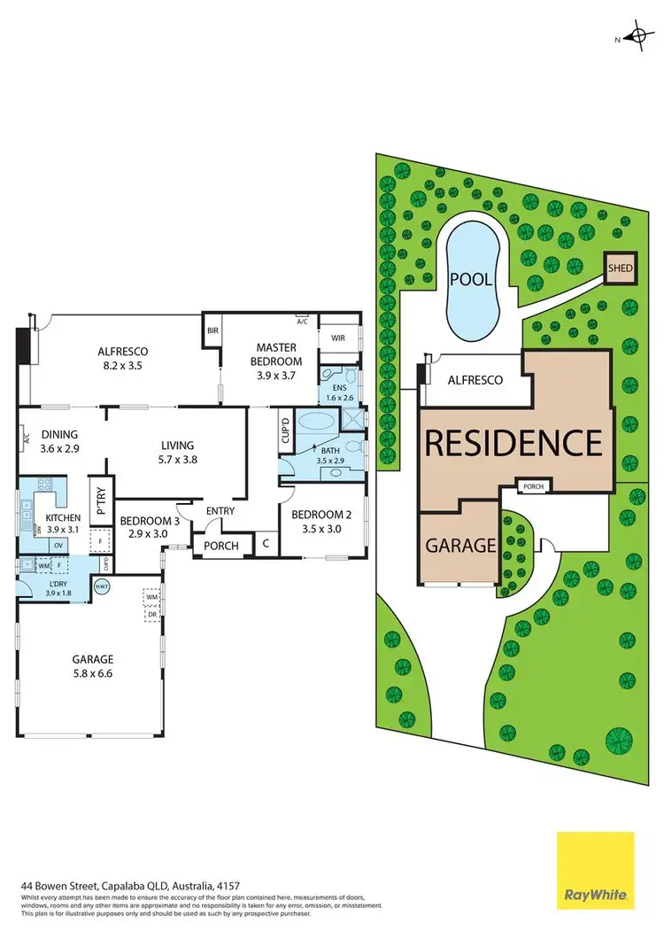 Floorplan of Homely house listing, 44 Bowen Street, Capalaba QLD 4157