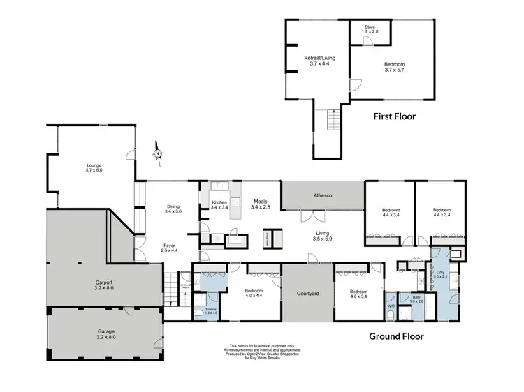 Floorplan of Homely house listing, 17 Psaltis Parade, Benalla VIC 3672