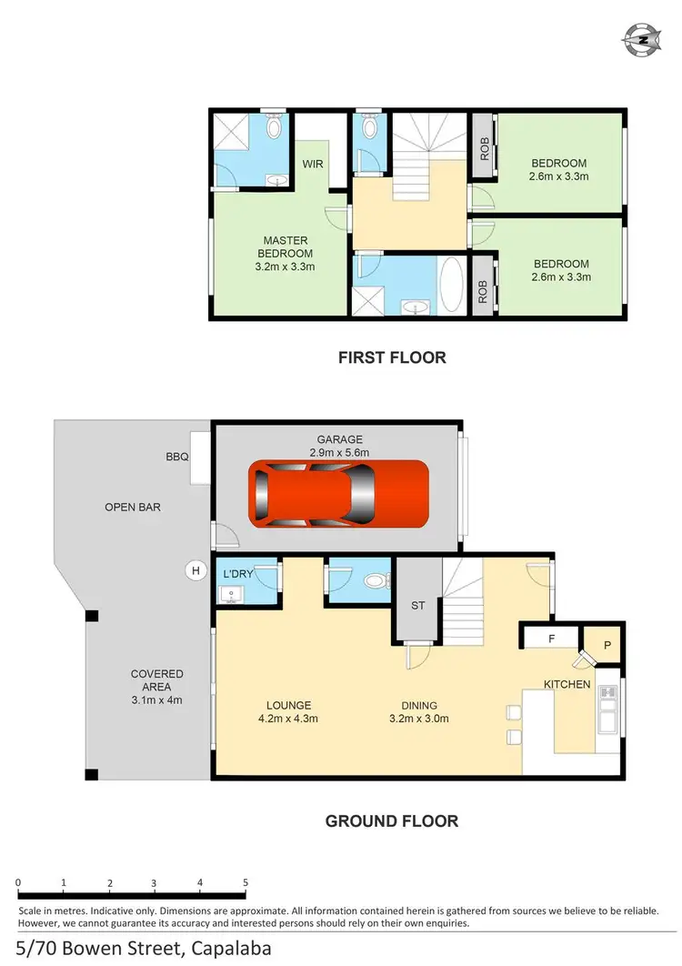 Floorplan of Homely townhouse listing, 5/70 Bowen Street, Capalaba QLD 4157