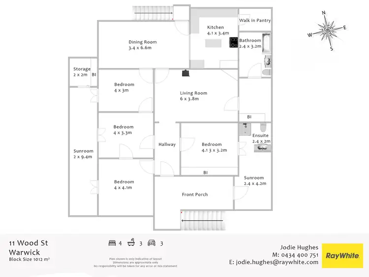 Floorplan of Homely house listing, 11 Wood Street, Warwick QLD 4370