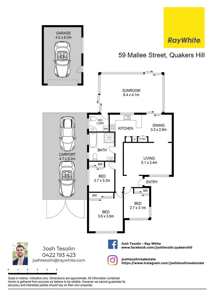 Floorplan of Homely house listing, 59 Mallee Street, Quakers Hill NSW 2763