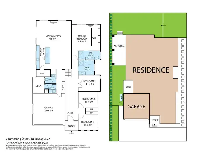 Floorplan of Homely house listing, 5 Tomerong Street, Tullimbar NSW 2527