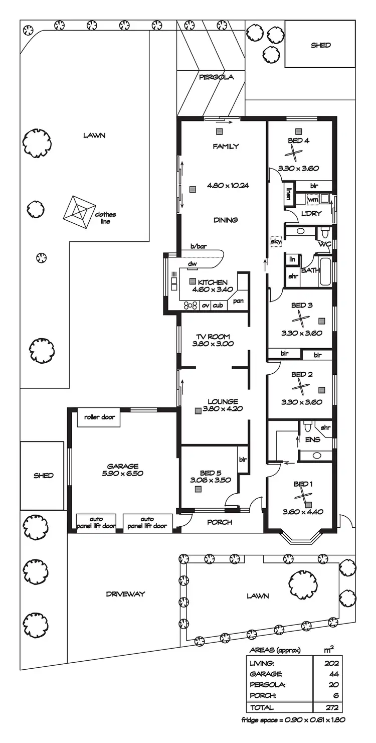 Floorplan of Homely house listing, 14 Frost Street, Newton SA 5074