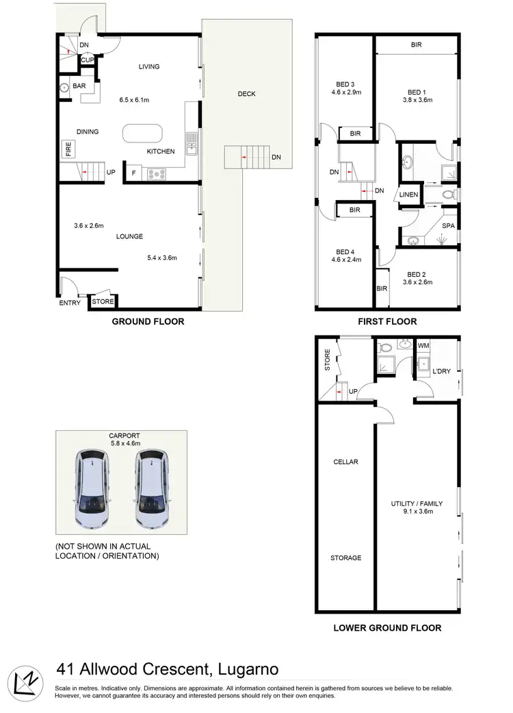 Floorplan of Homely house listing, 41 Allwood Crescent, Lugarno NSW 2210