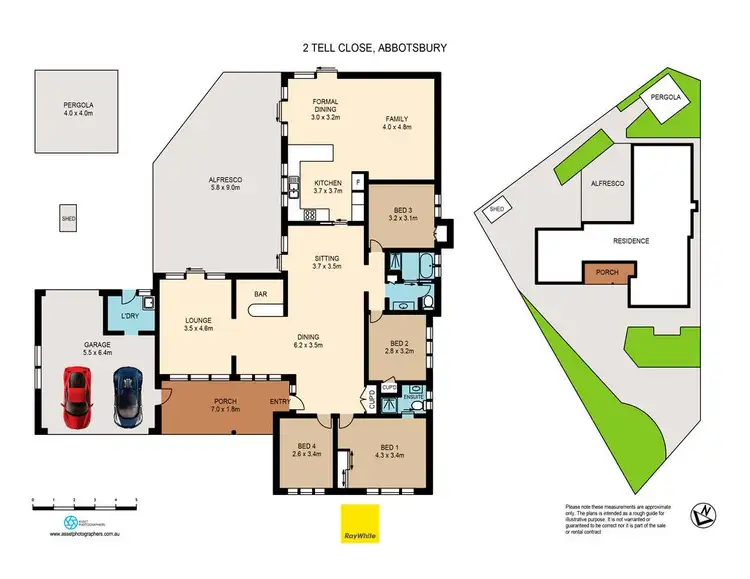 Floorplan of Homely house listing, 2 Tell Close, Abbotsbury NSW 2176
