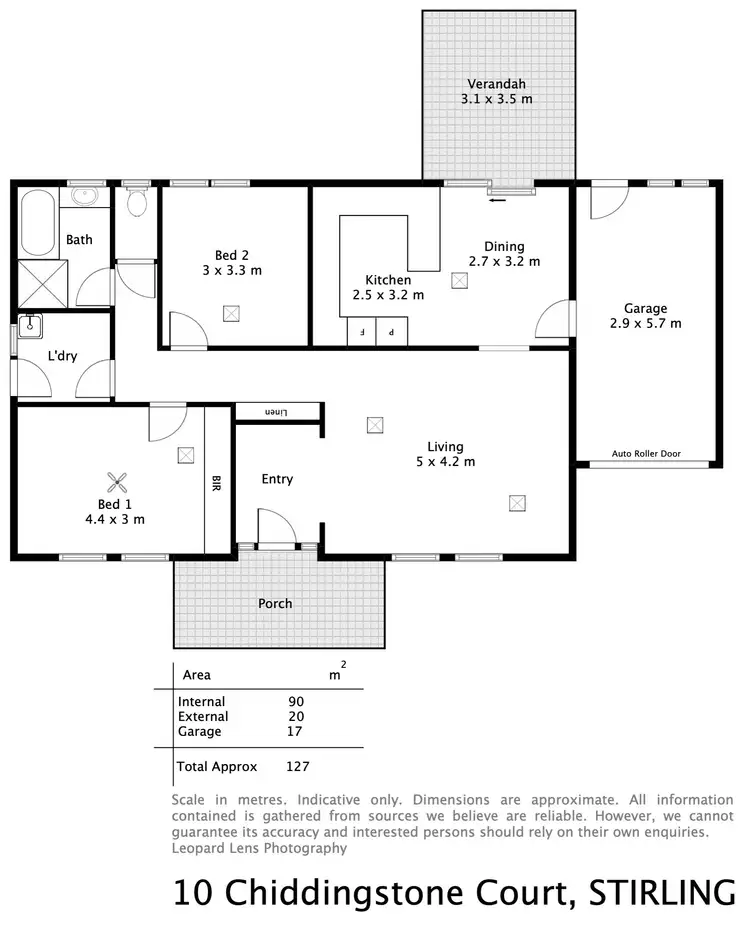 Floorplan of Homely retirement listing, 10 Chiddingstone Court, Stirling SA 5152