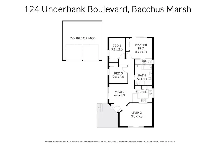 Floorplan of Homely house listing, 124 Underbank Boulevard, Bacchus Marsh VIC 3340