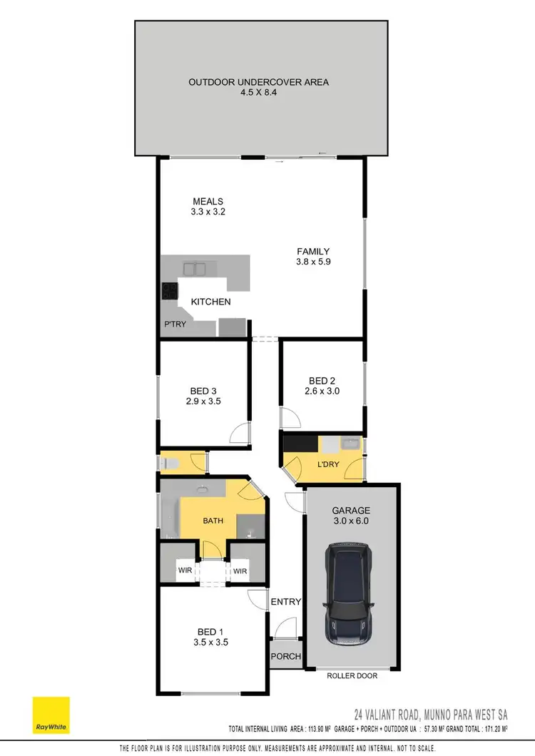 Floorplan of Homely house listing, 24 Valiant Road, Munno Para West SA 5115