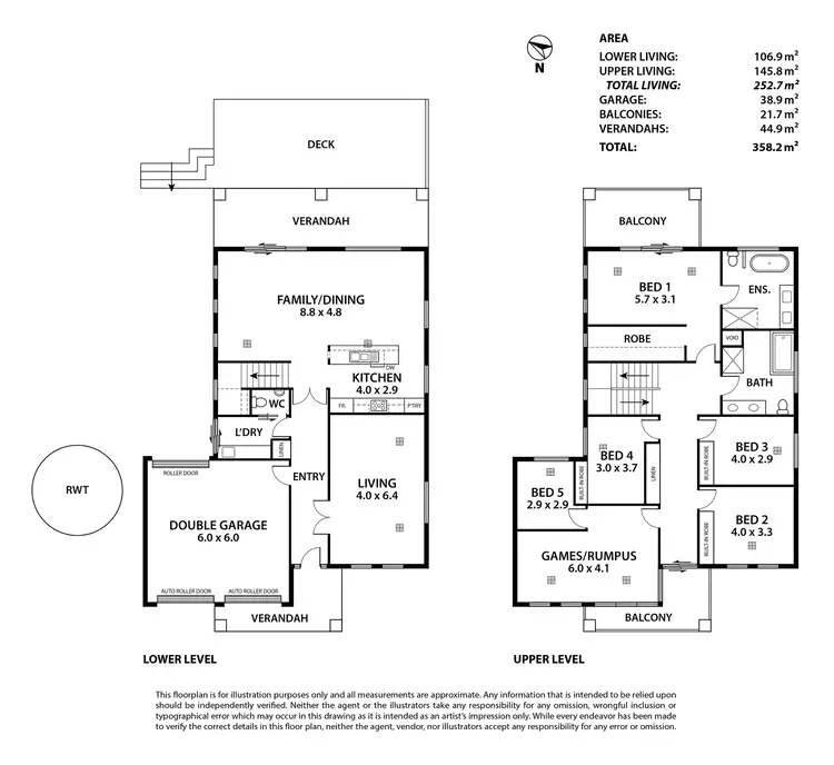 Floorplan of Homely house listing, 6 Wick Way, Strathalbyn SA 5255