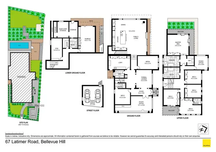 Floorplan of Homely house listing, 67 Latimer Road, Bellevue Hill NSW 2023