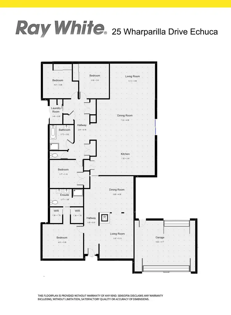 Floorplan of Homely house listing, 25 Wharparilla Drive, Echuca VIC 3564