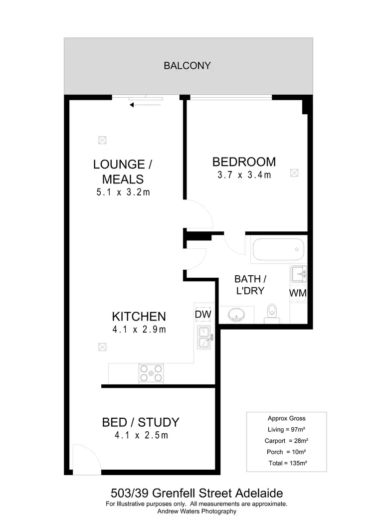 Floorplan of Homely house listing, 503/39 Grenfell Street, Adelaide SA 5000