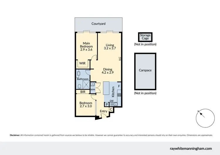 Floorplan of Homely apartment listing, G2/181-183 Manningham Road, Templestowe Lower VIC 3107